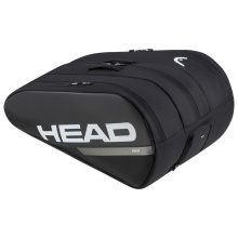 Head Tennis-Racketbag Tour Racquet Bag XL (Schlägertasche, 3 Hauptfächer) 2024 schwarz/weiss 12er